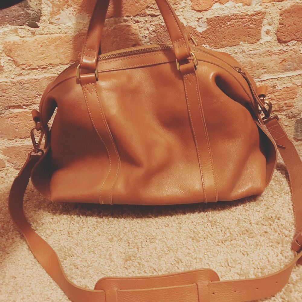 COPY - Madewell genuine leather satchel bag